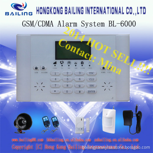 Wireless Alarm System, Watchdog Function Home Alarm System (BL-m-6000G)